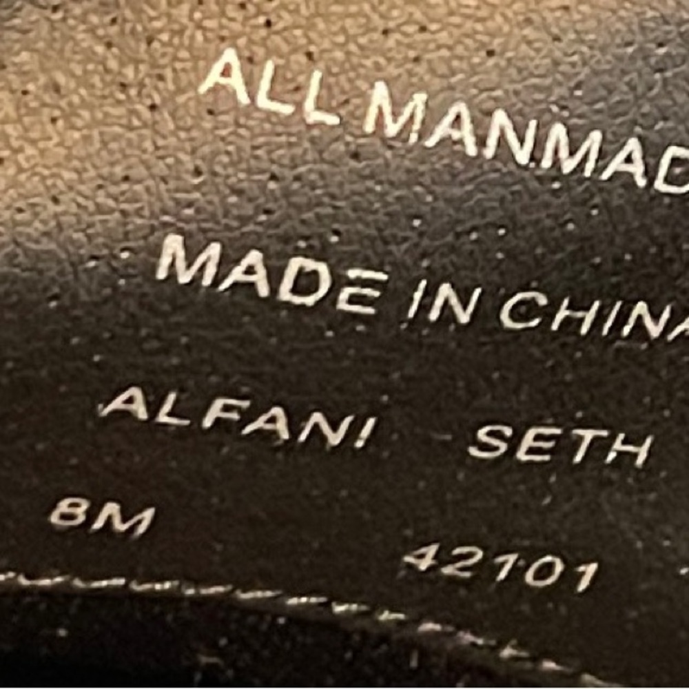 Alfani Seth Dress Tie Shoes -  NWOT - Picture 8 of 8